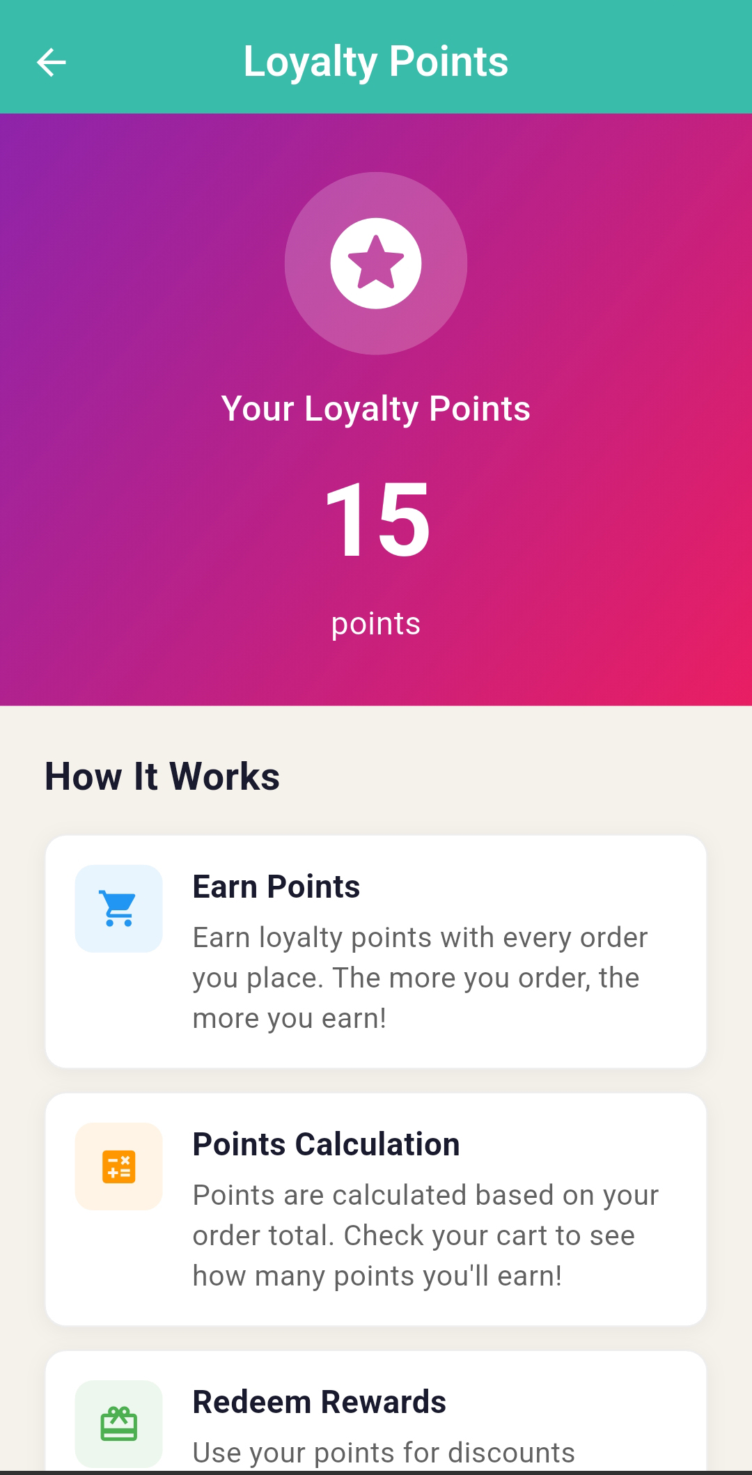 ADI loyalty points balance and how it works